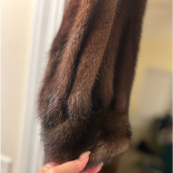 Women’s full length vintage mink coat (Mr. J.) - Picture 7 of 7